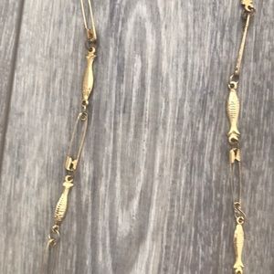 Vintage | Jewelry | Fashion Safety Pin Necklace | Poshmark